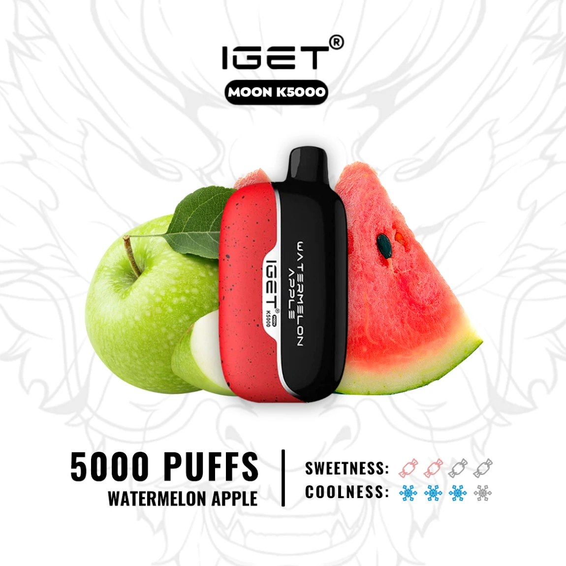 IGET MOON – WATERMELON APPLE ICE
