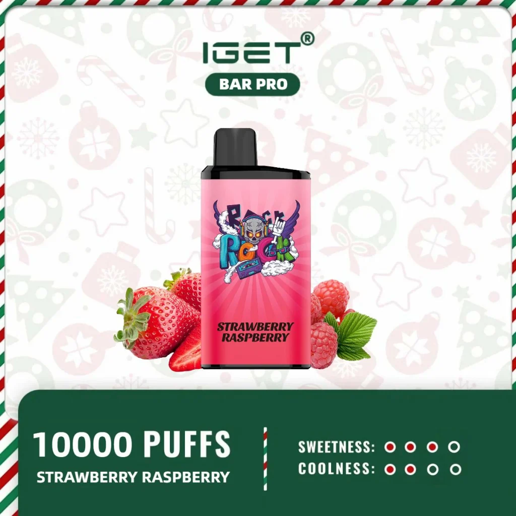 IGET BAR PRO – STRAWBERRY RASPBERRY ICE