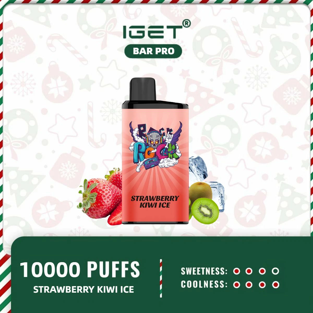 IGET BAR PRO – STRAWBERRY KIWI ICE