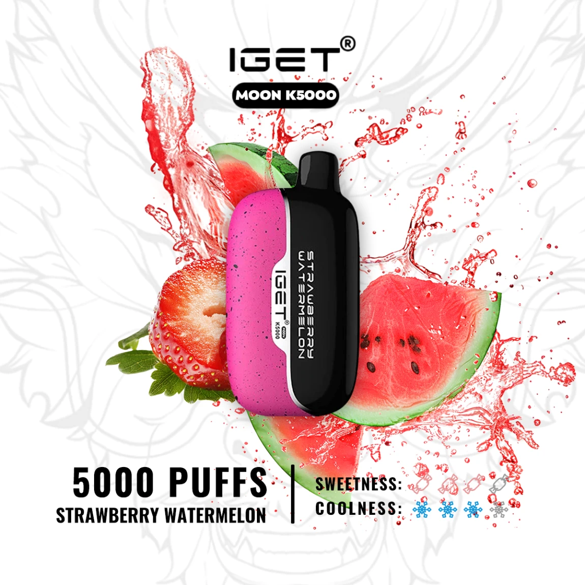IGET MOON – STRAWBERRY WATERMELON ICE