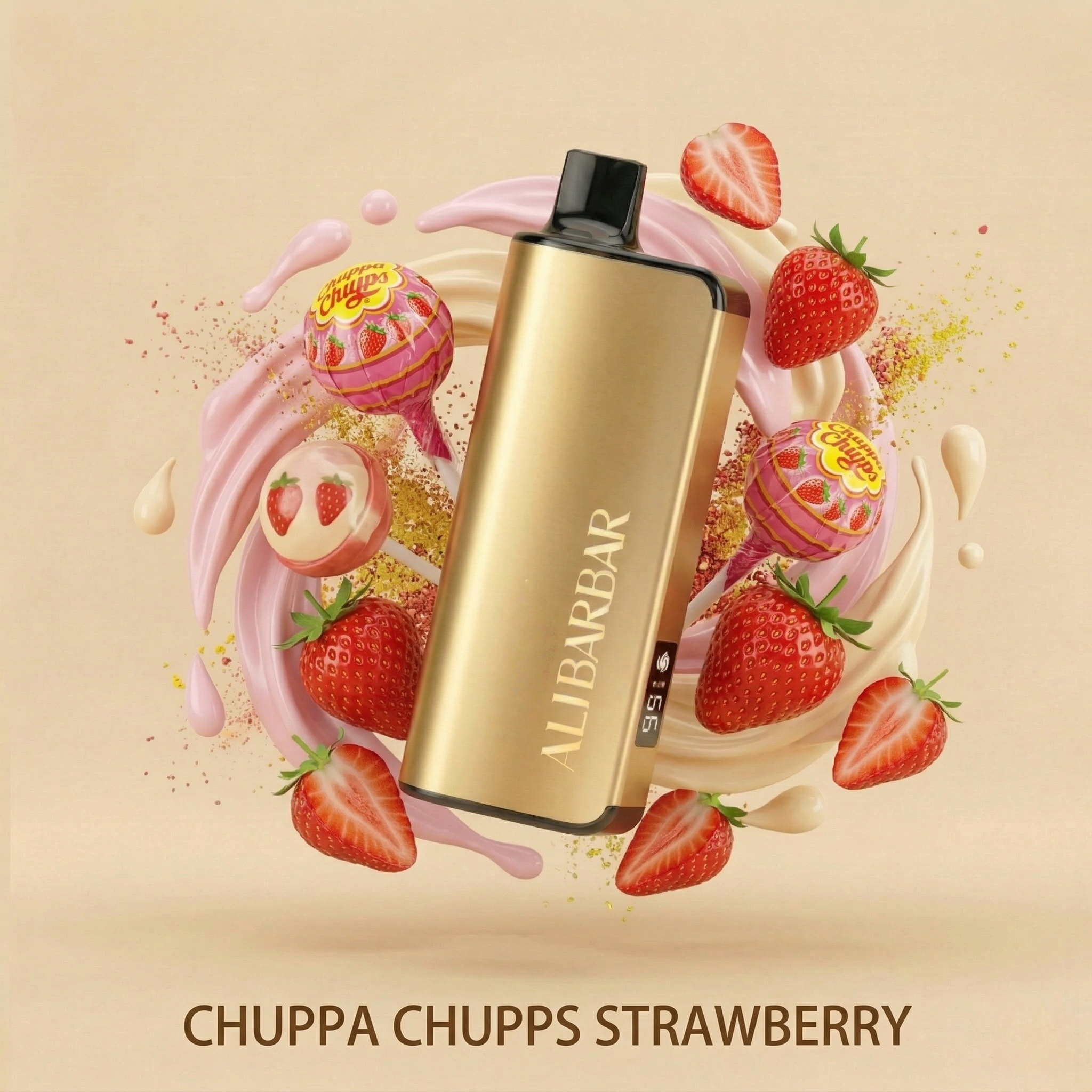CHUPPA CHUPPS STRAWBERRY – INGOT 9000