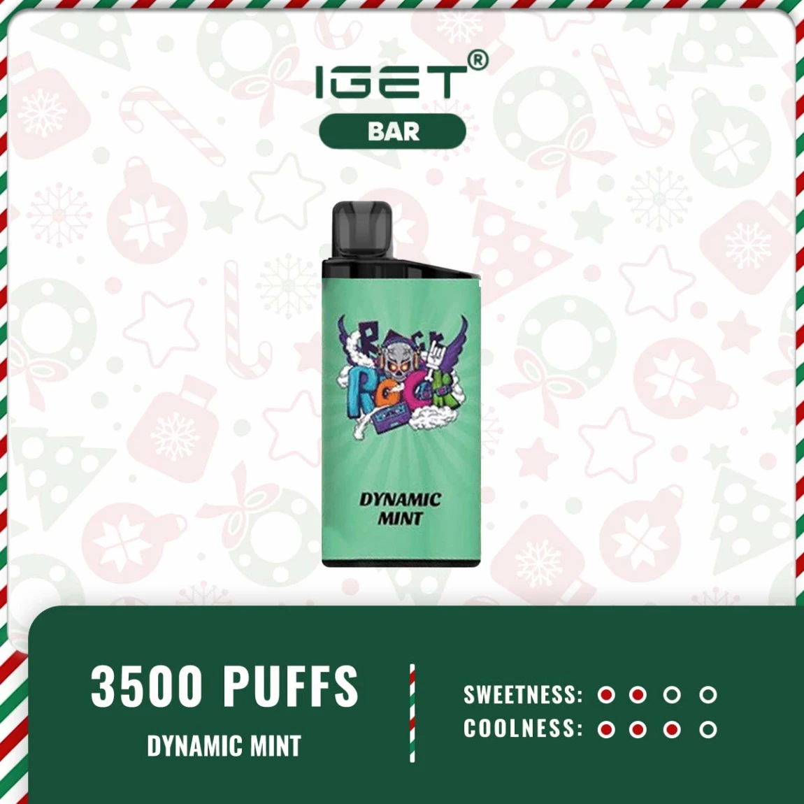 IGET BAR 3500 PUFFS – DYNAMIC MINT