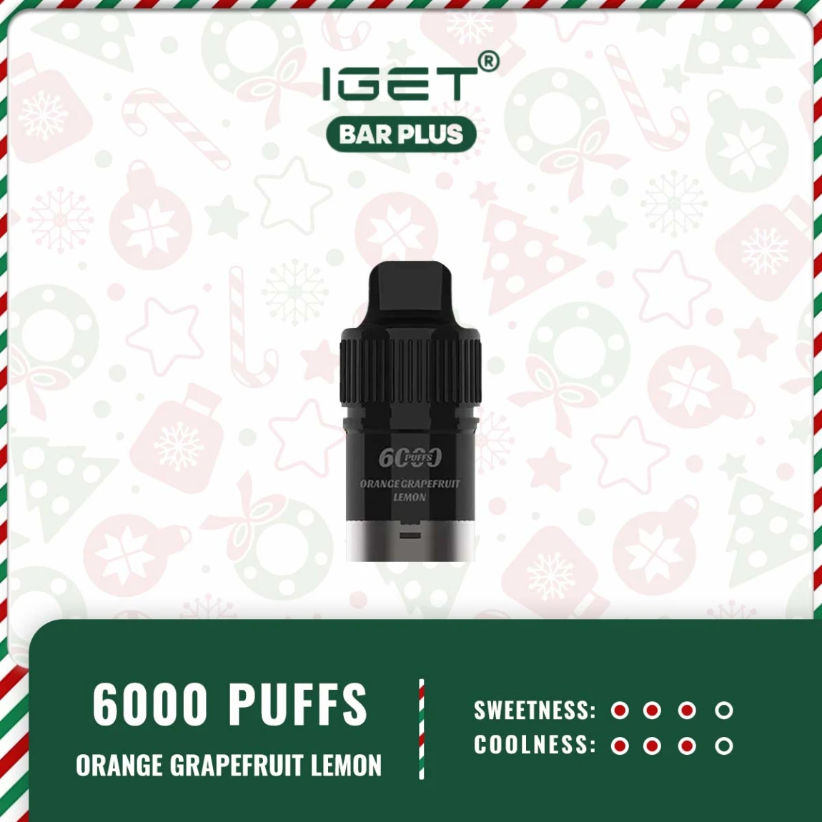Iget Bar Plus Pod – Orange GrapeFruit Lemon Ice