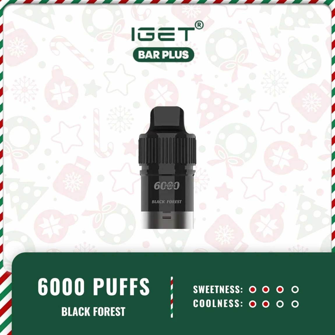 Iget Bar Plus Pod – Black Forest Ice