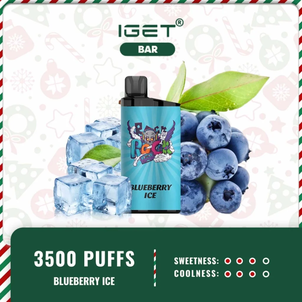 IGET BAR 3500 PUFFS- BLUEBERRY ICE