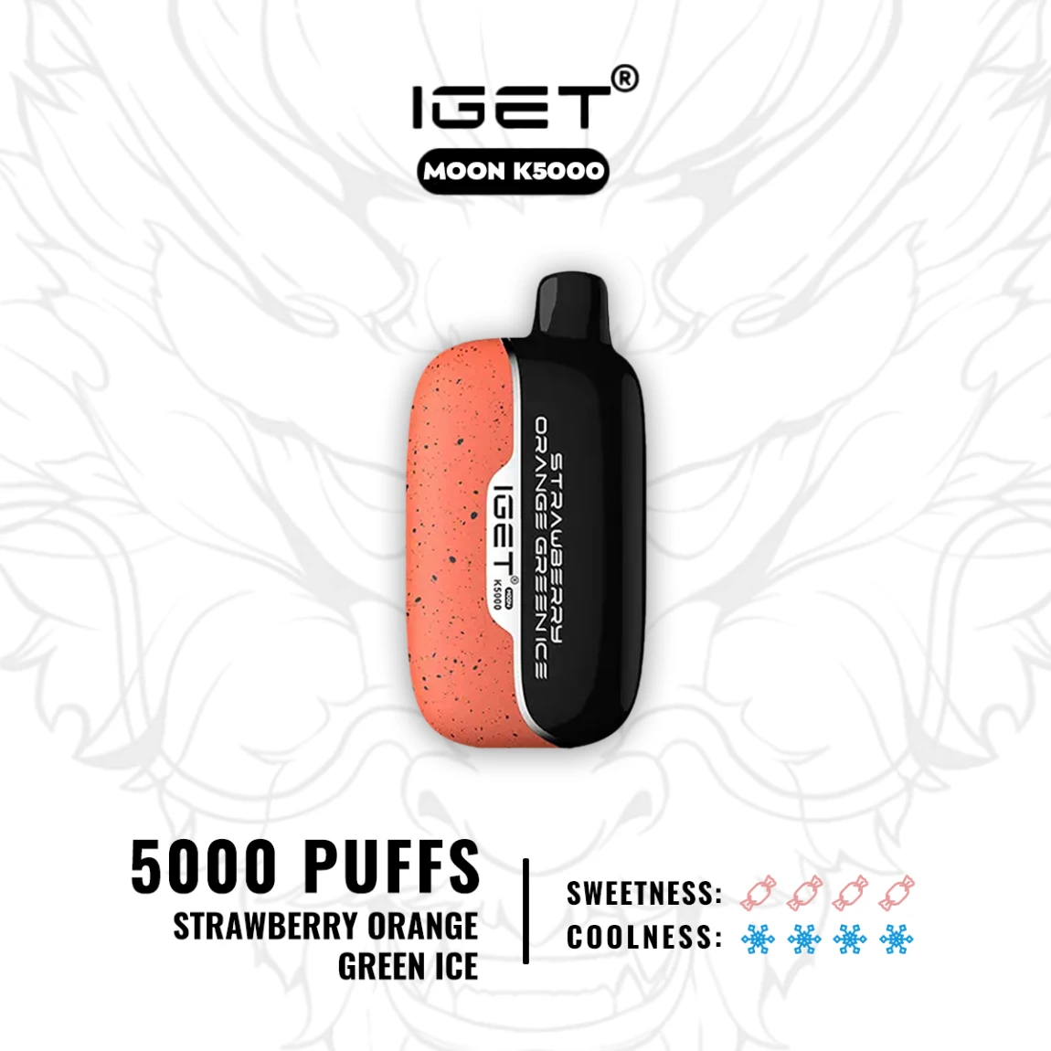 IGET MOON – STRAWBERRY ORANGE GREEN ICE