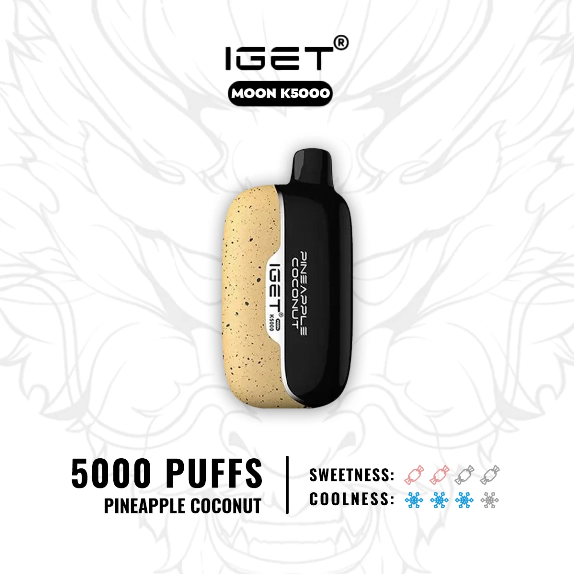IGET MOON – PINEAPPLE COCONUT ICE