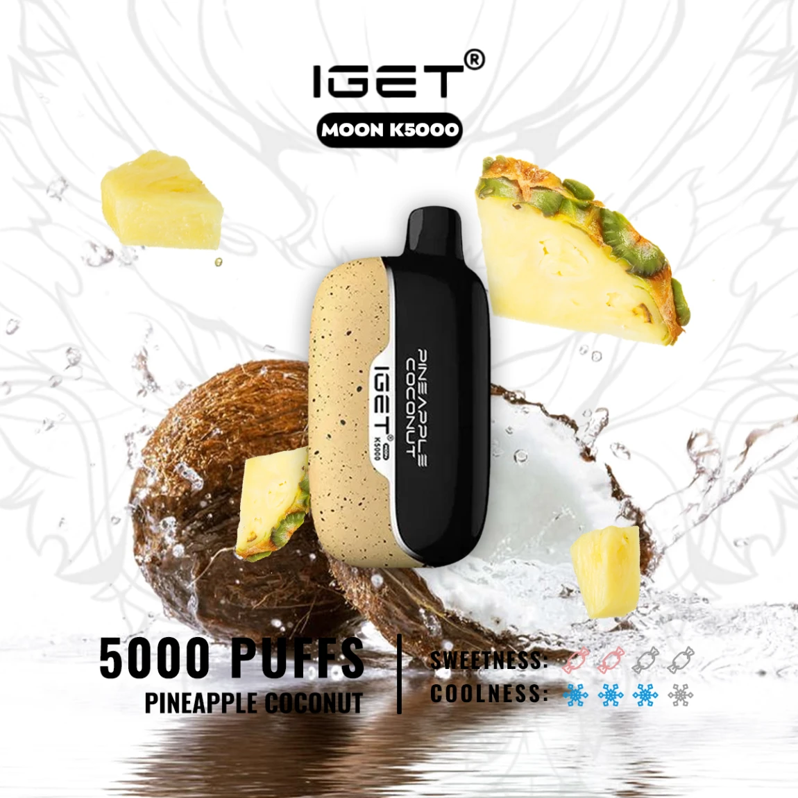 IGET MOON – PINEAPPLE COCONUT ICE