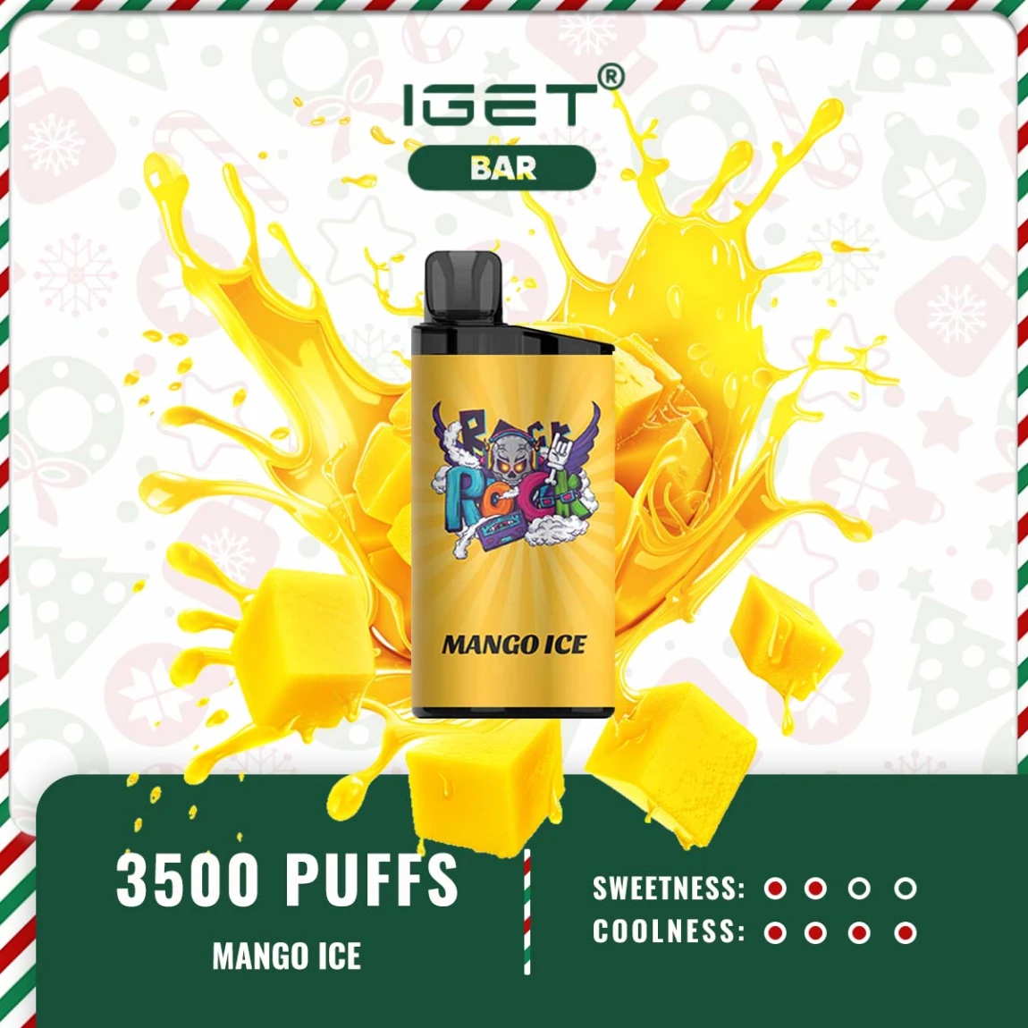 IGET BAR 3500 PUFFS – MANGO