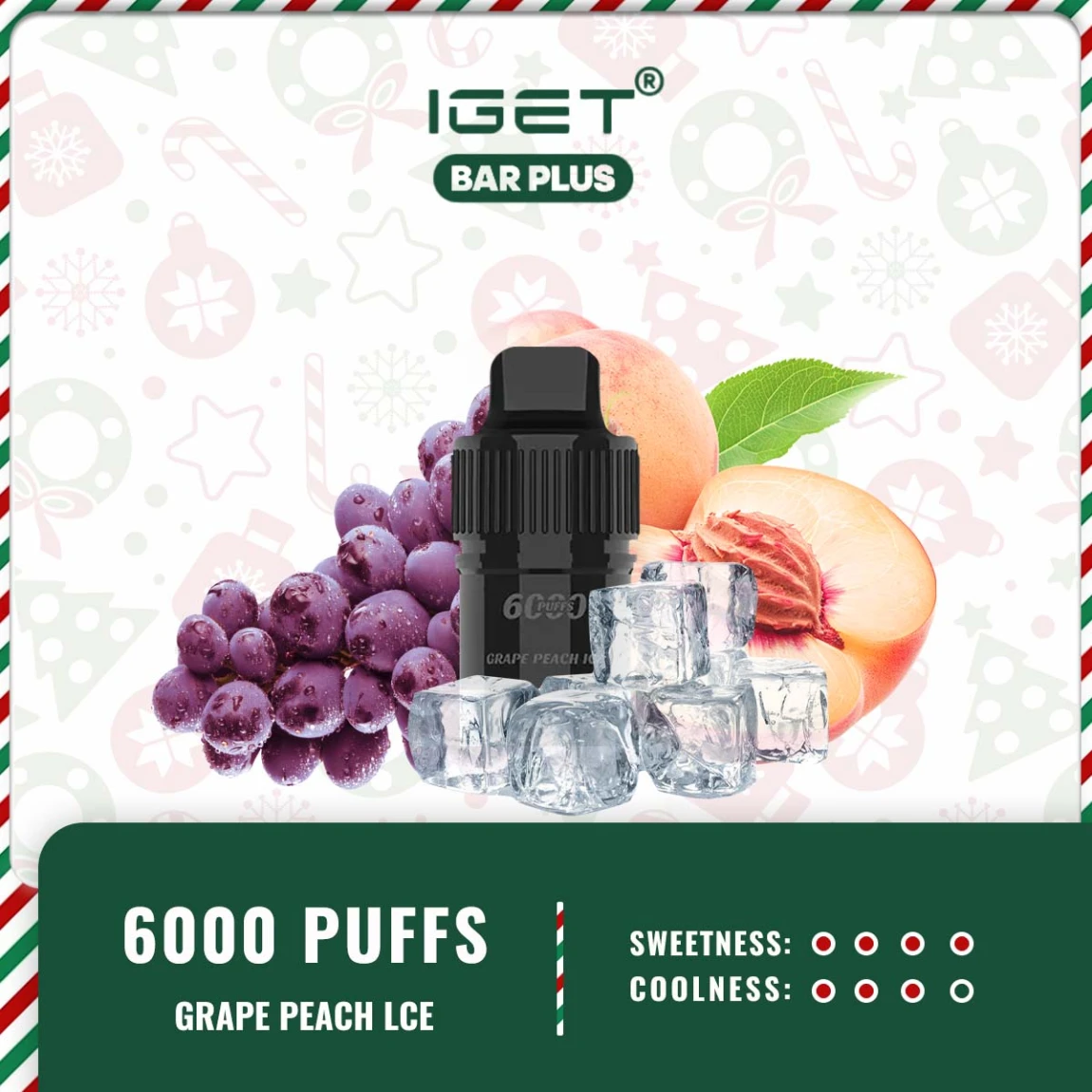 Iget Bar Plus Pod – Grape Peach Ice