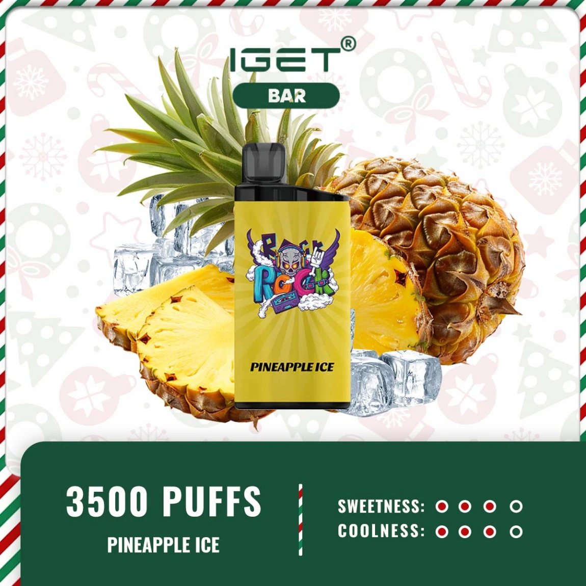 IGET BAR 3500 PUFFS – PINEAPPLE ICE