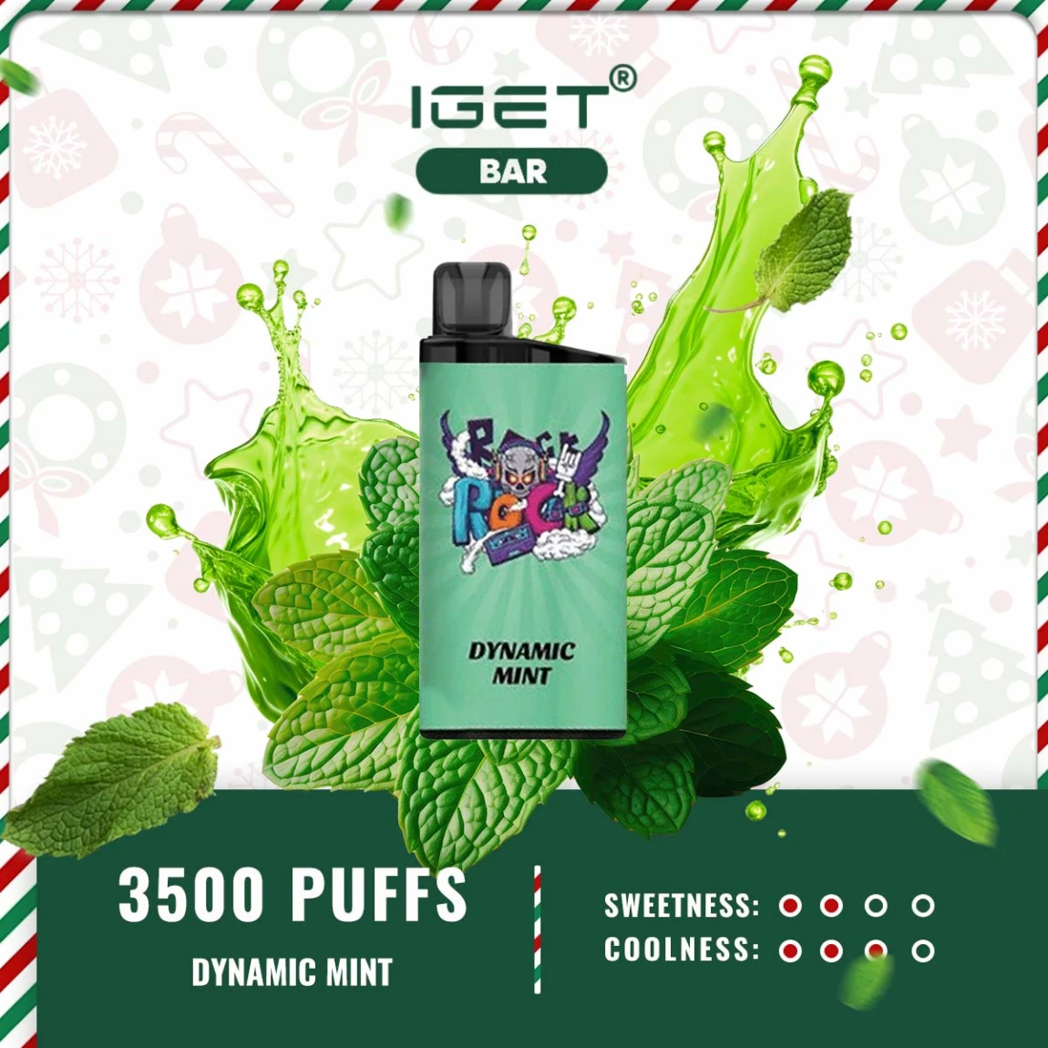 IGET BAR 3500 PUFFS – DYNAMIC MINT