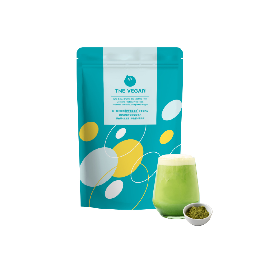 【THE VEGAN】Classic Plant-Based Protein 1KG - Matcha Milk