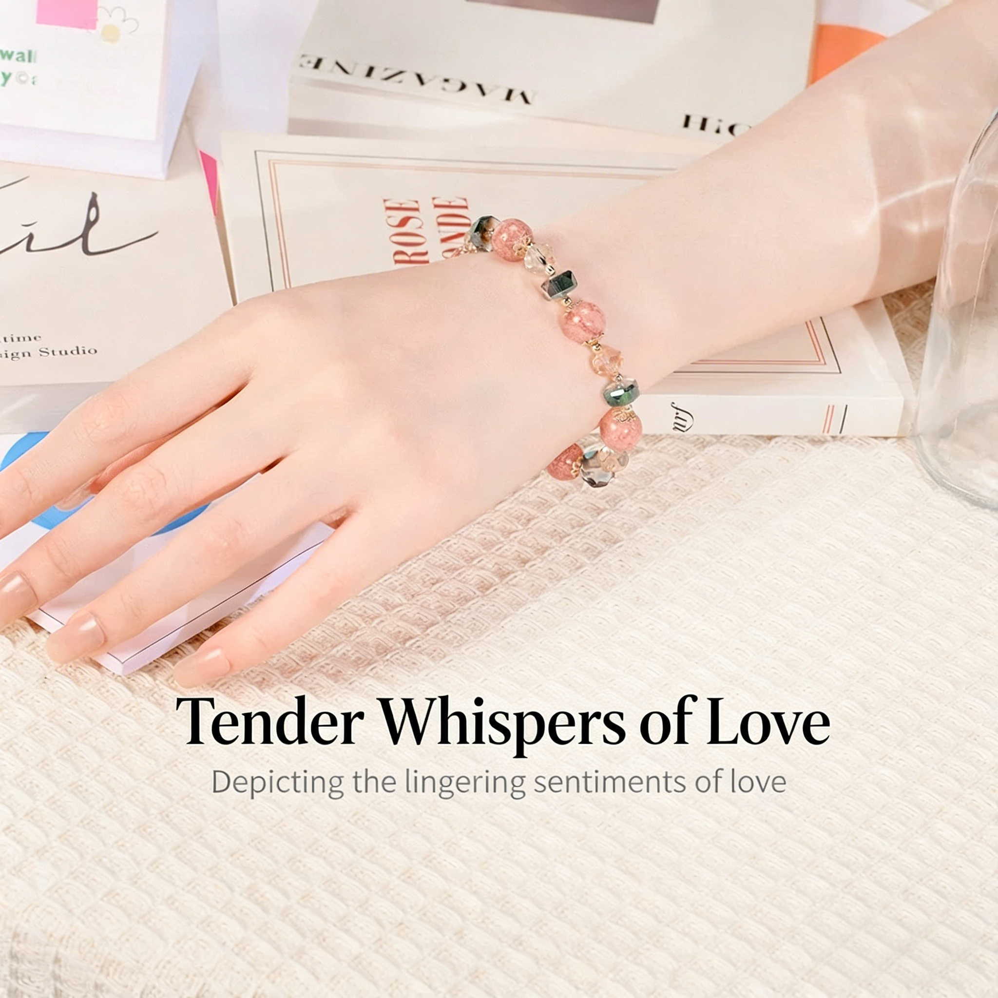 Trendy Colorful Beaded Bracelet for Women | Sophisticated Elegant Vibe, For Love & Genuine Romance Attraction, Heartfelt Gift for Besties