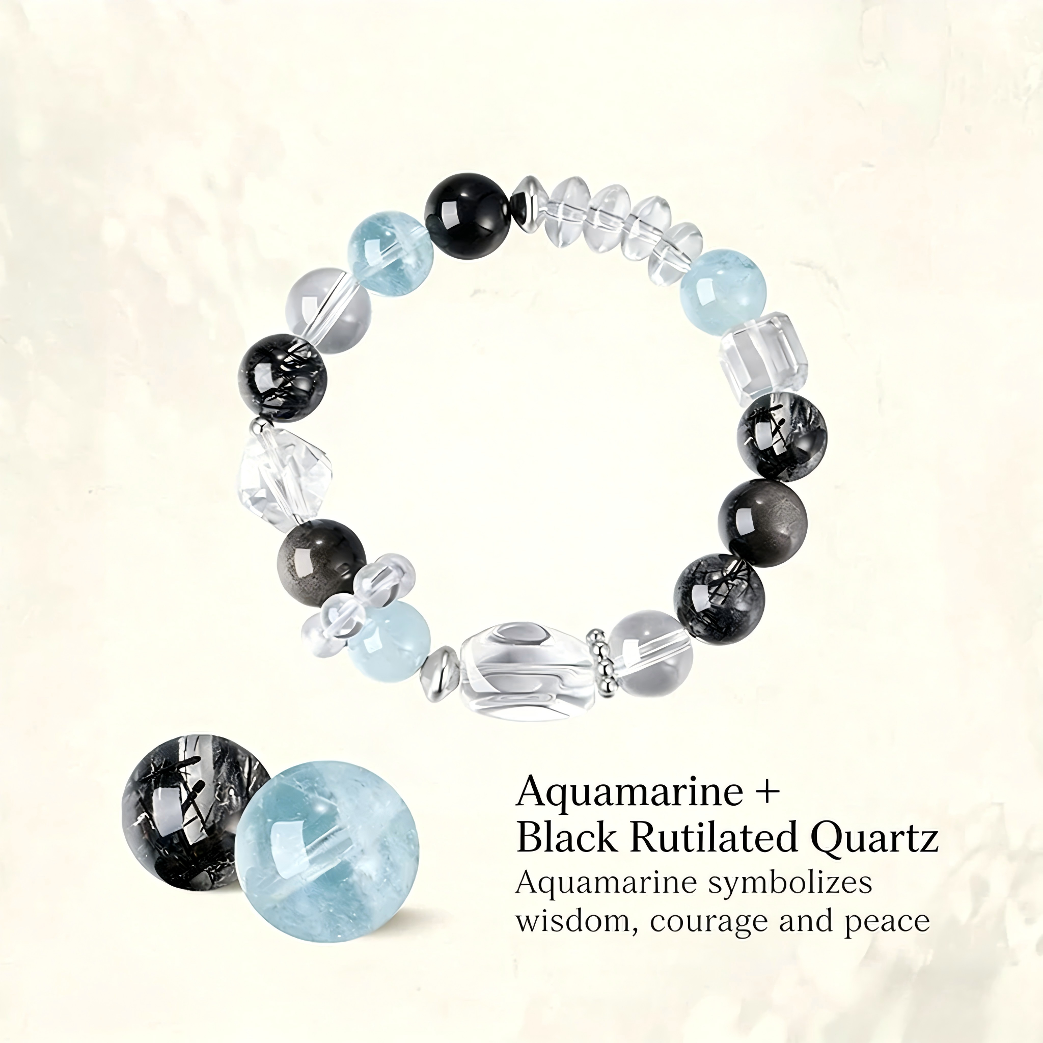 Women's Colorful Stone Citrine Beaded Bracelet | Light Luxury Minimalist