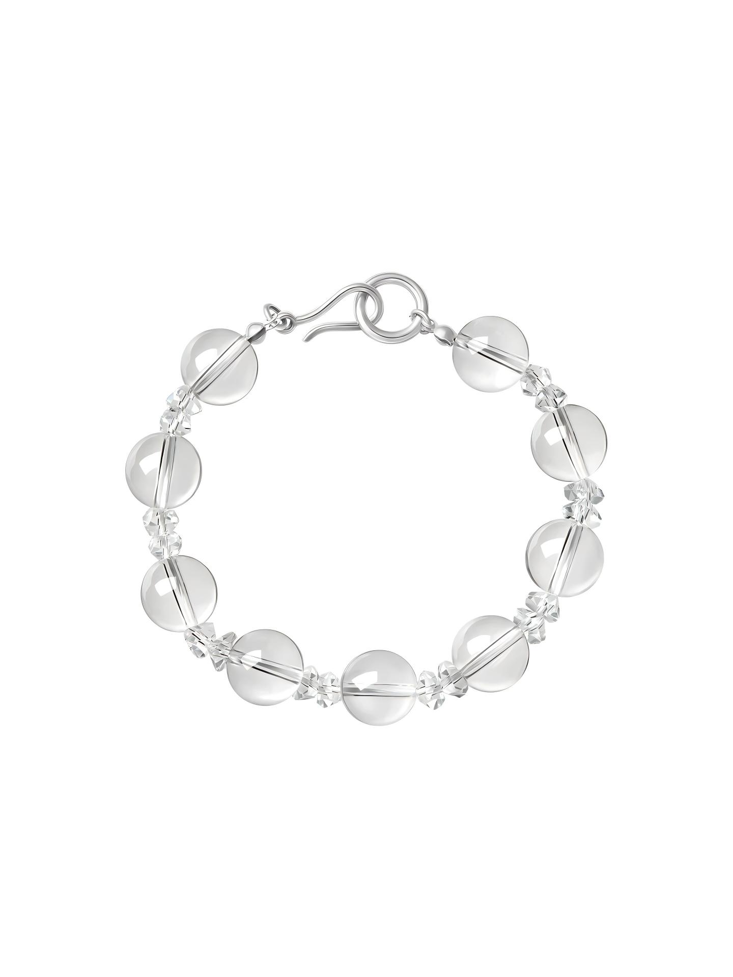 Women's White Moonstone Beaded Bracelet | Light Luxury Dainty Minimalist Design | New Fall/Winter Release | Perfect Birthday Gift for Bestie