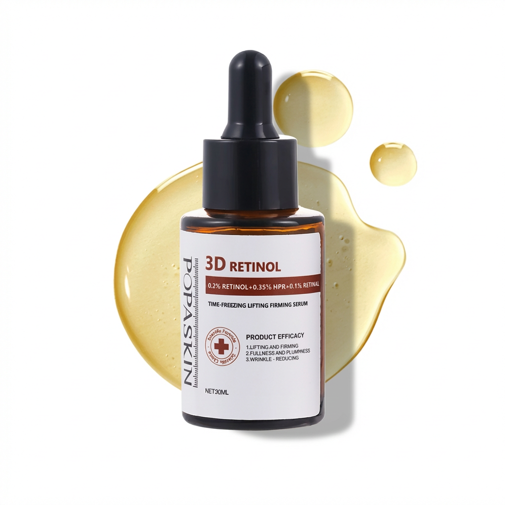Serum Kedutan Penganjal & Pemudar Retinol Peptida 3D POPASKIN
