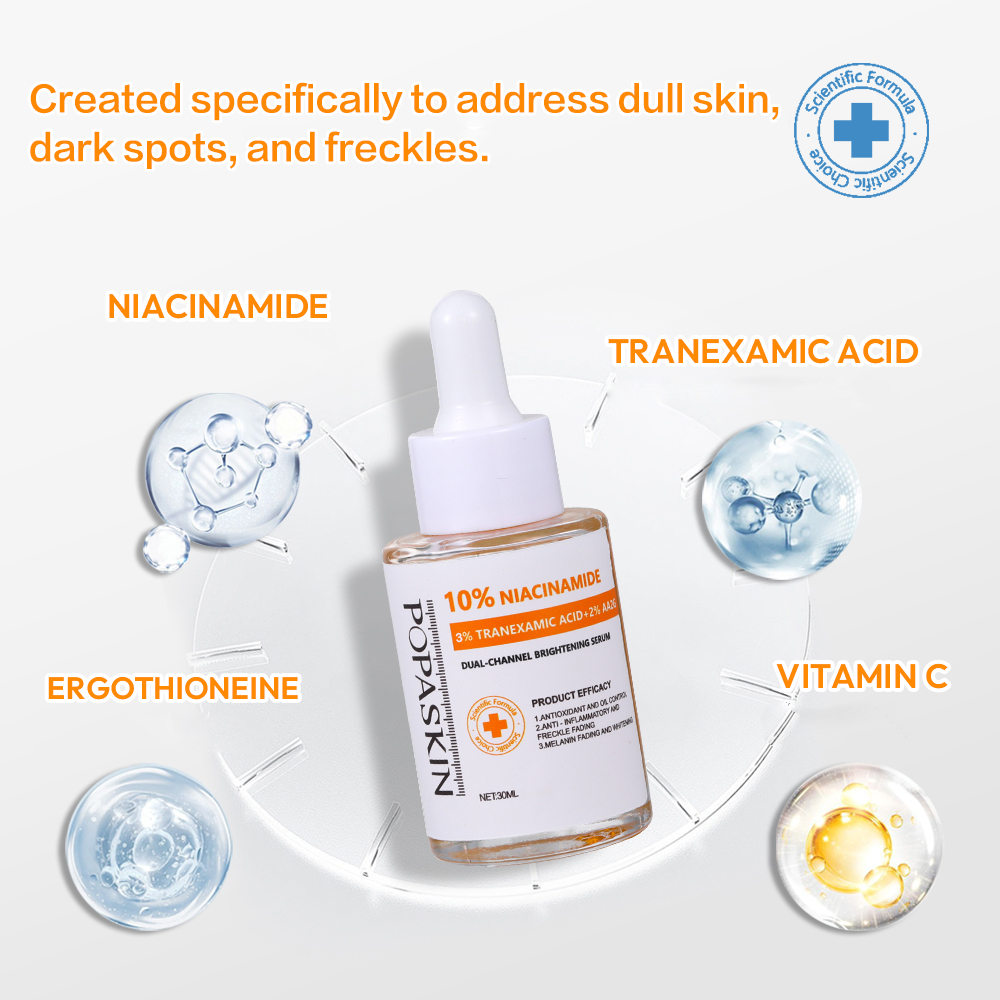 POPASKIN 10% Niacinamide + 3% Tranexamic Acid Brightening&Glowing Serum