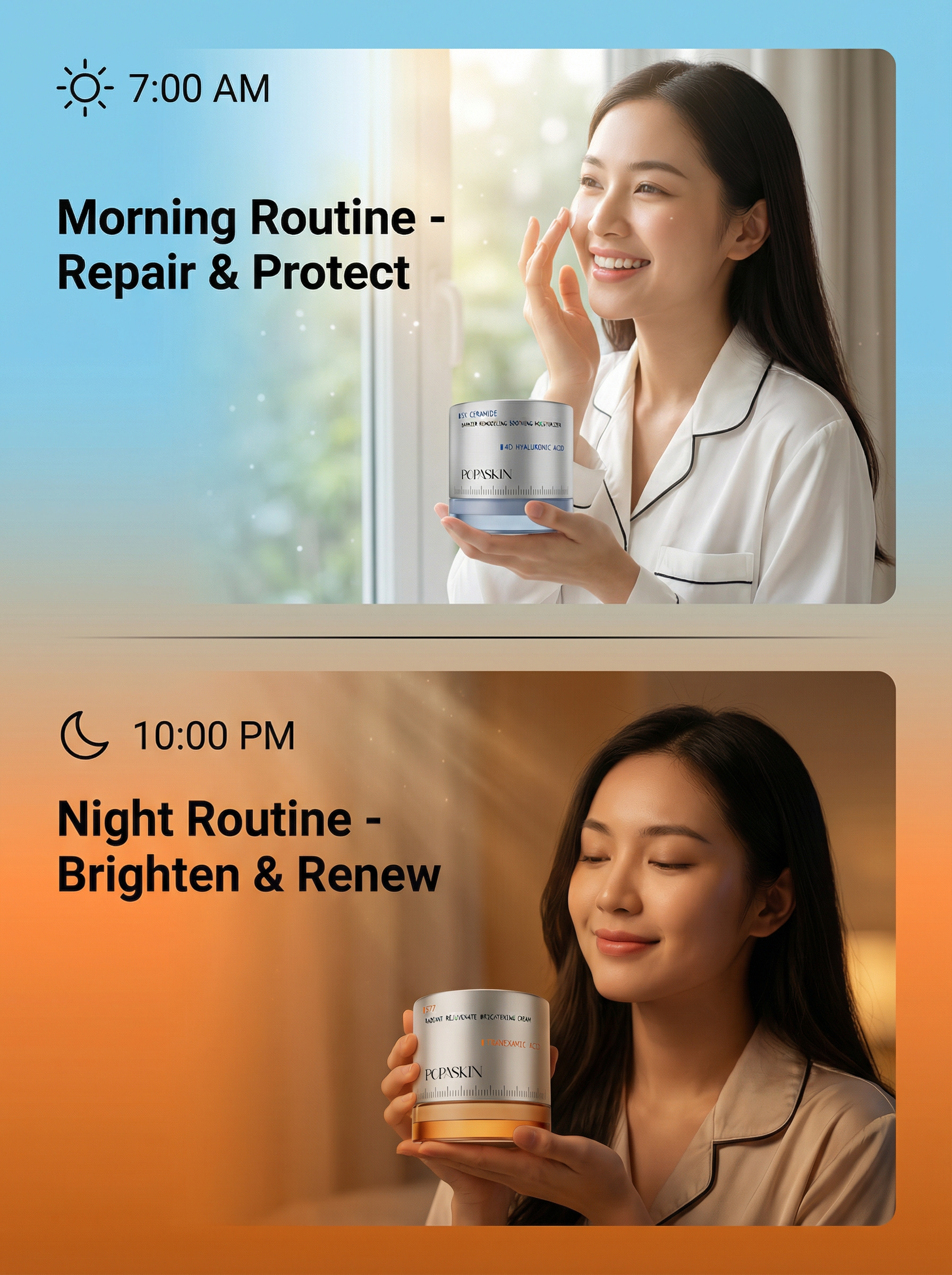 Barrier Repair & Brightening Cream Bundle