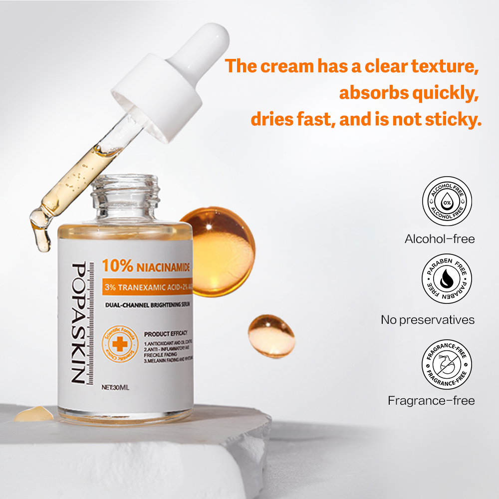 POPASKIN 10% Niacinamide + 3% Tranexamic Acid Brightening&Glowing Serum