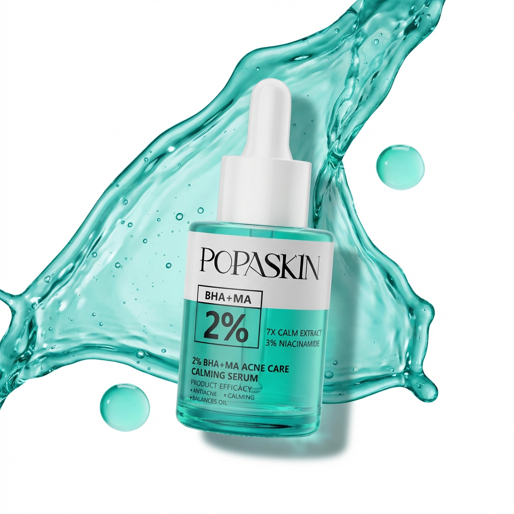 SERUM PENENANG PENJAGAAN JERAWAT POPASKIN 2%BHA+MA