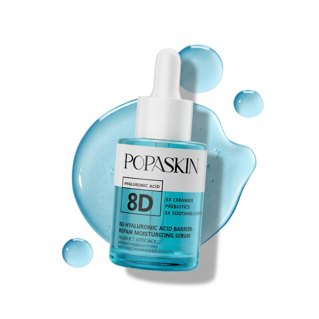 Serum Pembaikan Penghalang Asid Hialuronik POPASKIN 8D