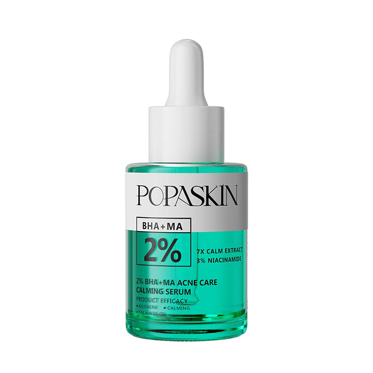 POPASKIN 2%BHA+MA ACNE CARE CALMING SERUM