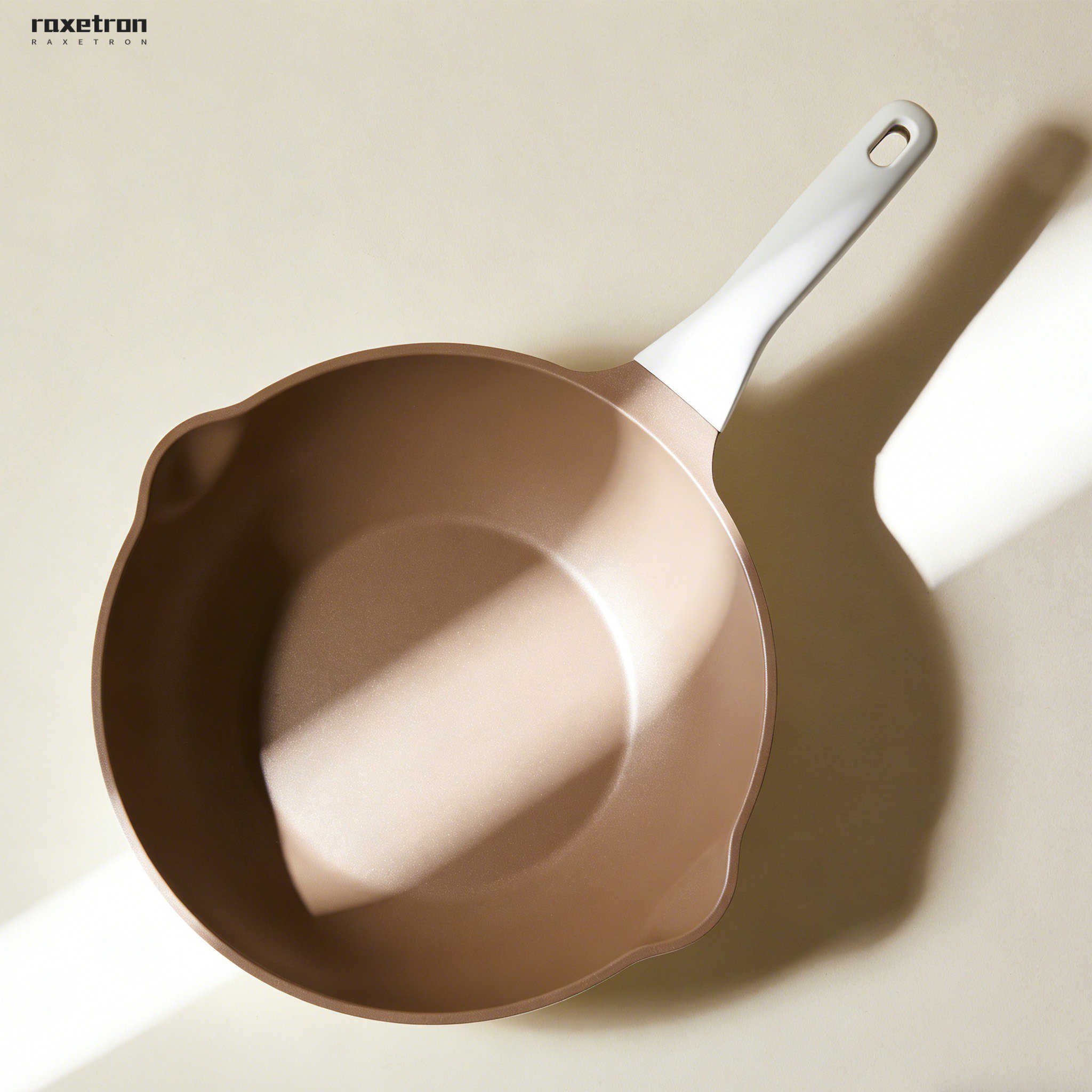 易清潔不粘炒鍋設計