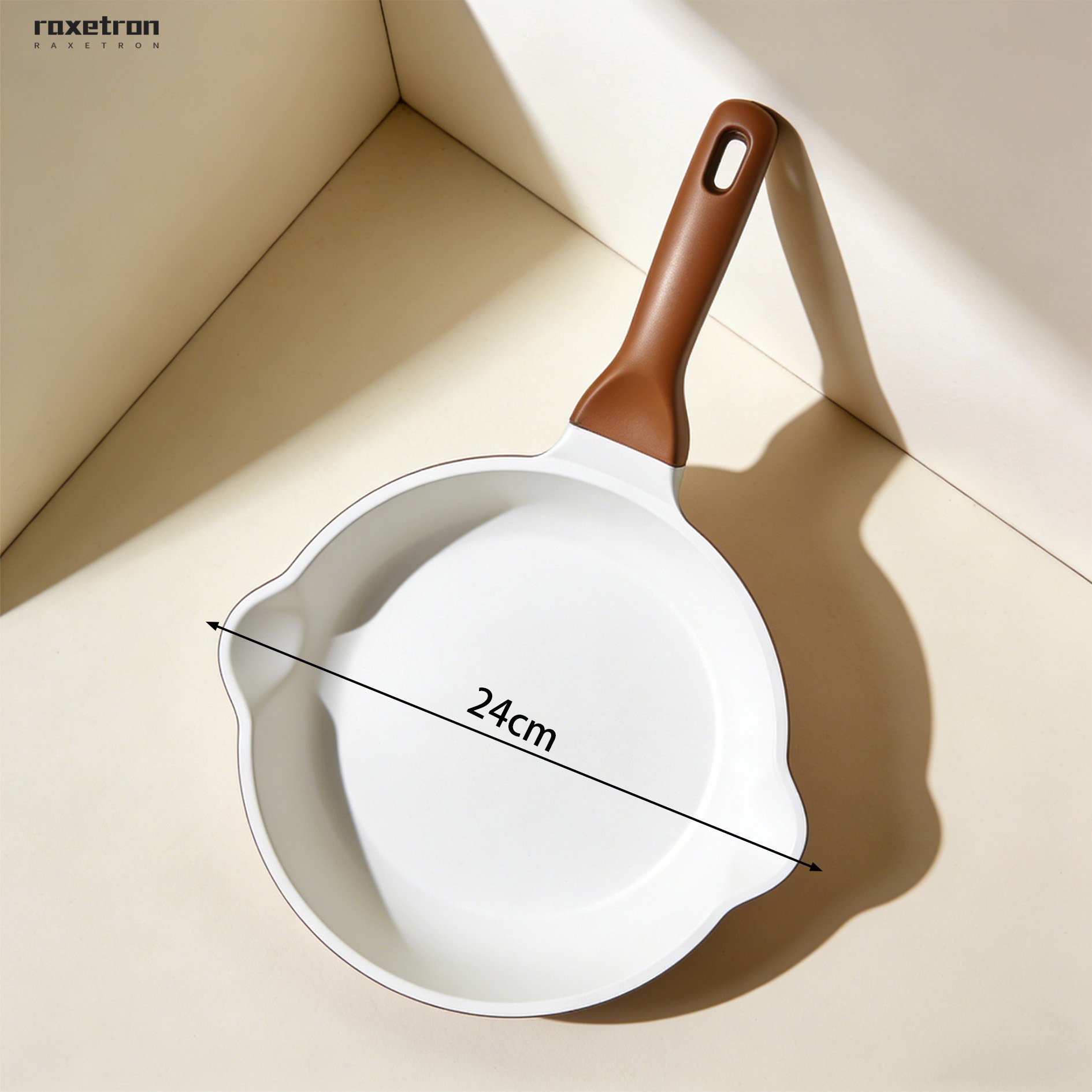 煎鍋手柄細節特寫