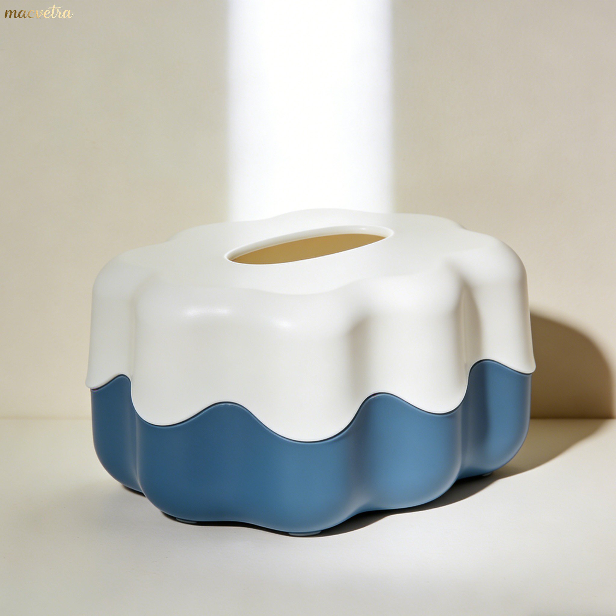 透明防塵化妝棉收納盒特寫