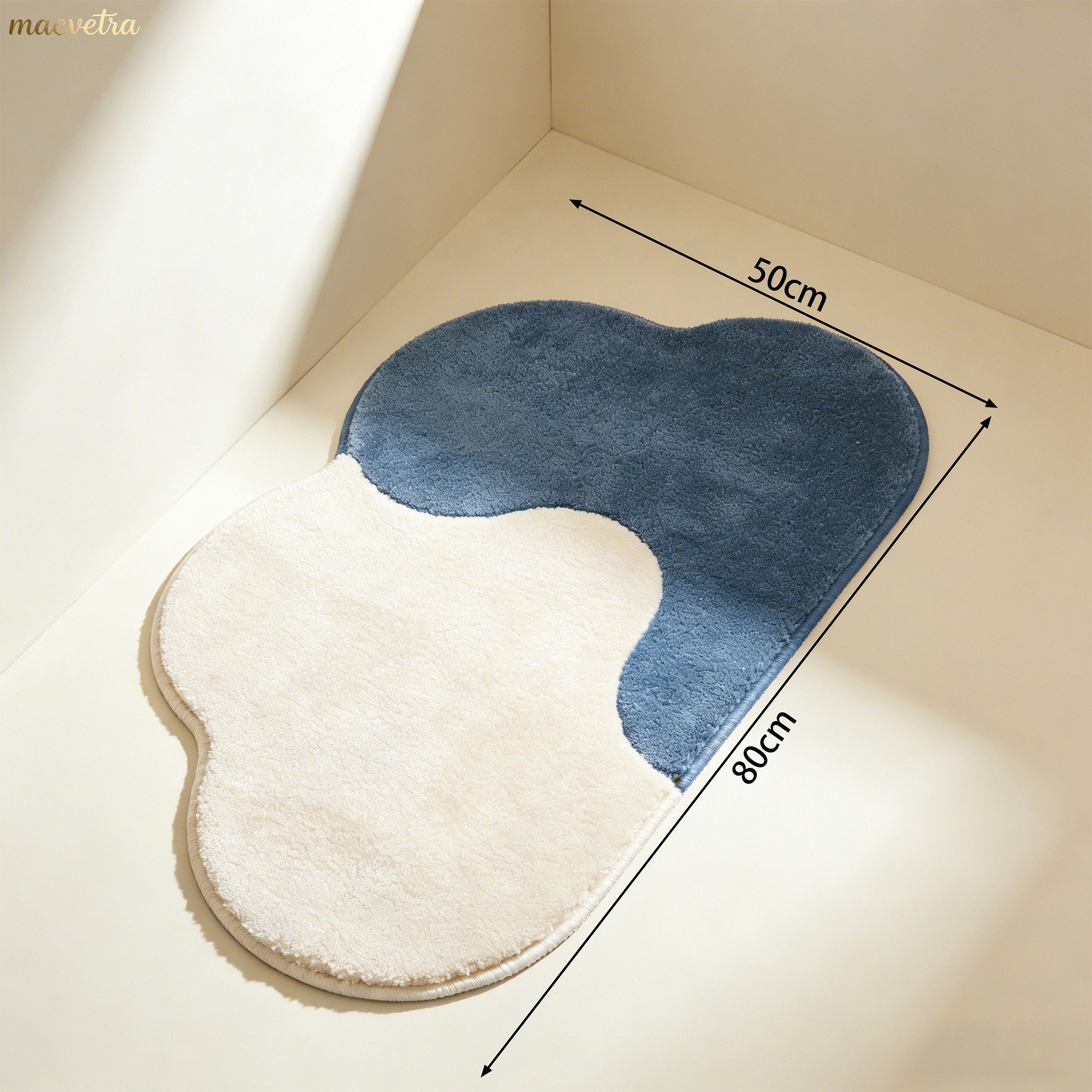 防滑底部設計浴室地墊特寫