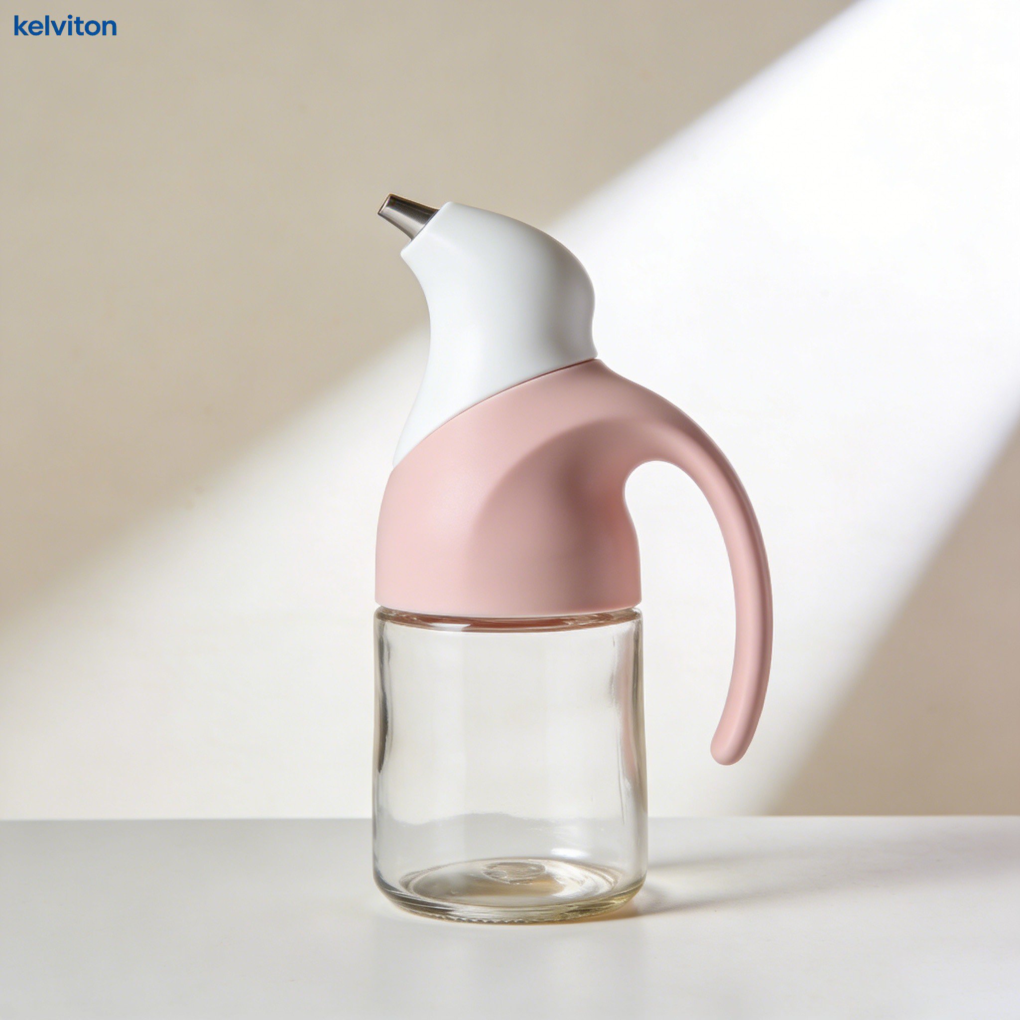 高質玻璃油壺五件組廚房儲油瓶