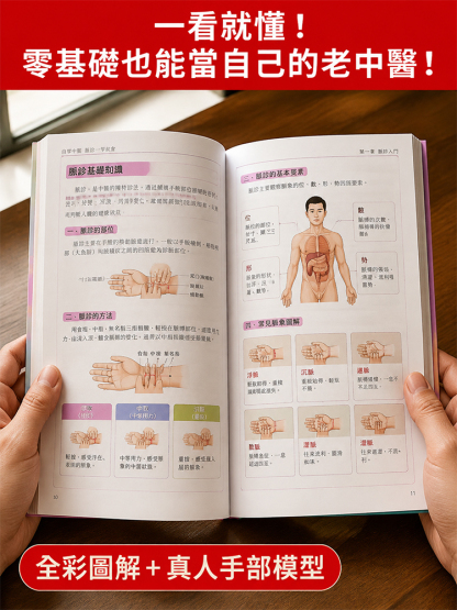 【名醫震驚】3指透視五臟六腑！全彩圖解把脈神書