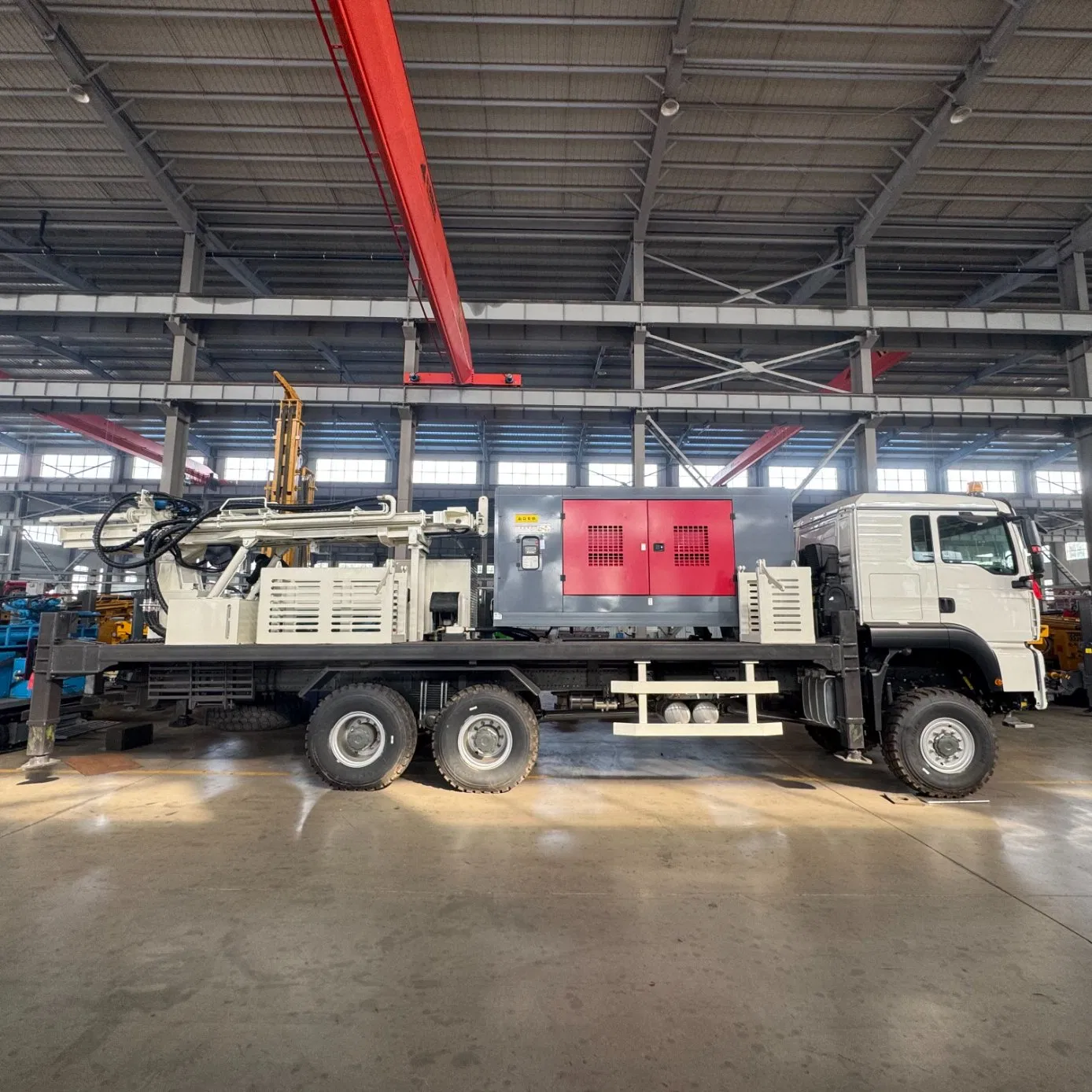 Truck-mounted drilling rig