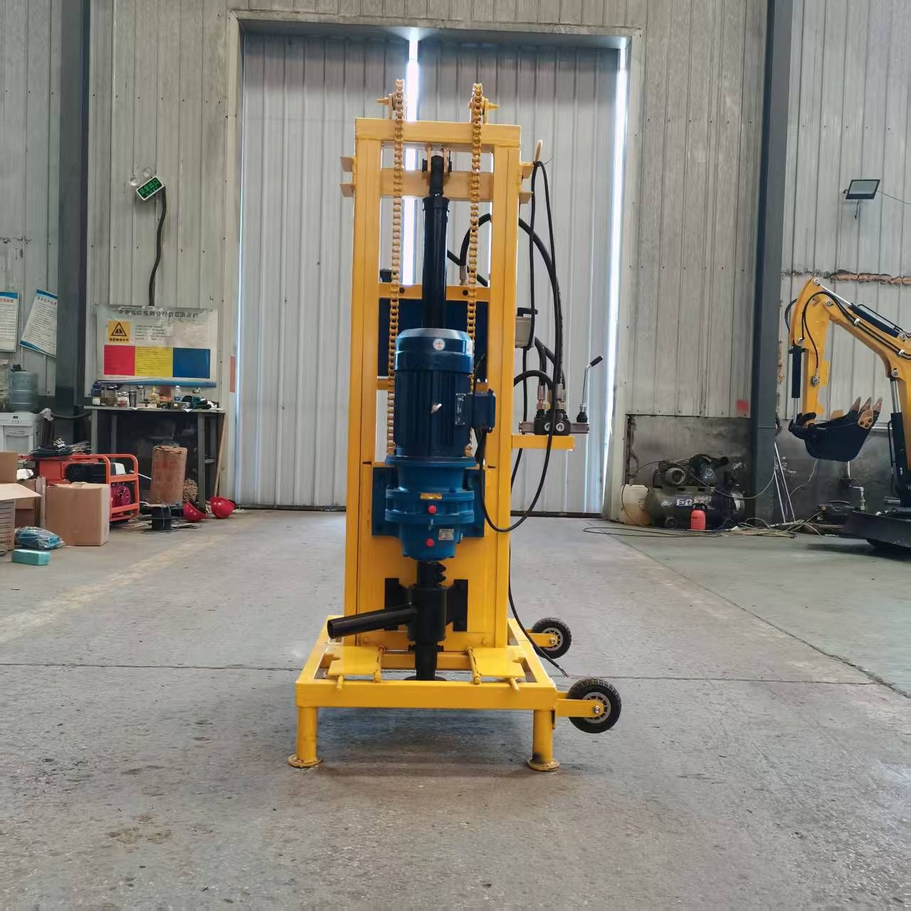 Mini Portable Portable Efficient Water Well Drilling Rig Machine/ Small Borehole Drilling Rig/Water Well Digging Rig Equipment Machine for Sale