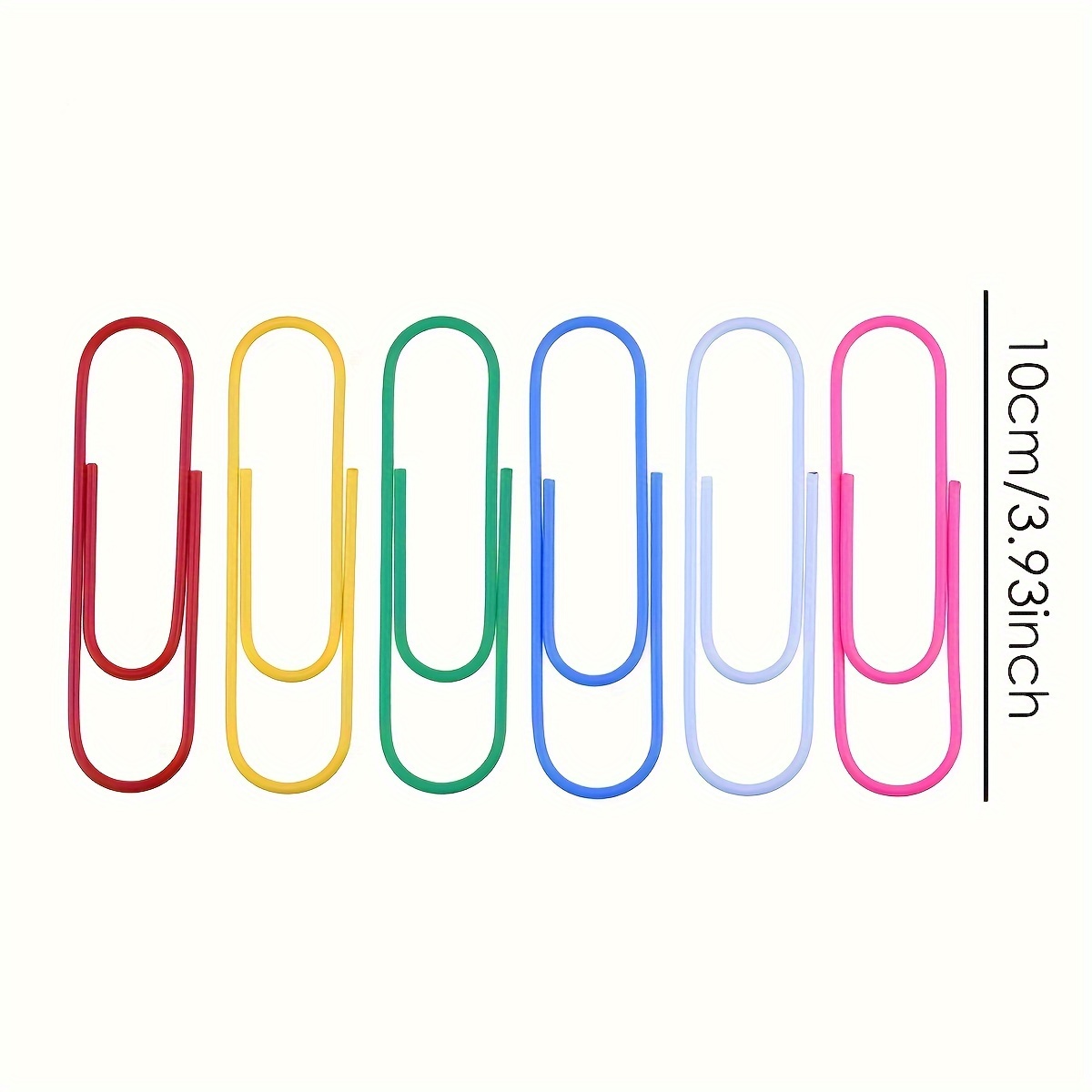 คลิปหนีบกระดาษสีขนาดใหญ่พิเศษ