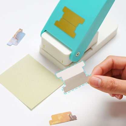 เครื่องติดฉลากดัชนีและเจาะรูแบบทำเอง