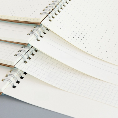 สมุดบันทึกเส้นแนวนอน แบบหนา