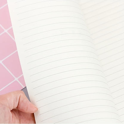 สมุดบันทึกเส้นแนวนอน แบบหนา