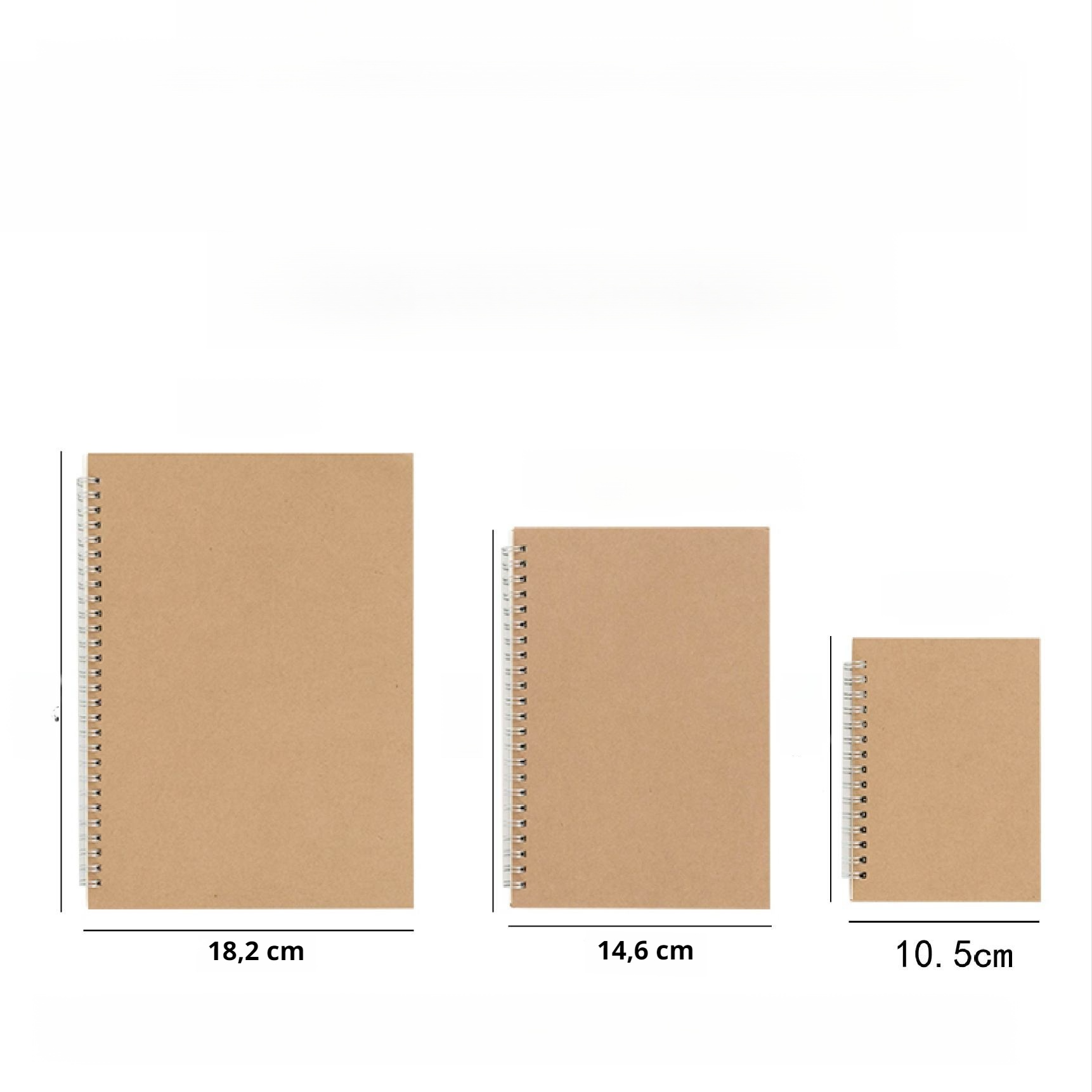 สมุดบันทึกเส้นแนวนอน แบบหนา