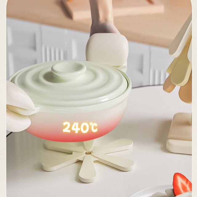 แผ่นรองแก้วซิลิโคนแบบพับได้