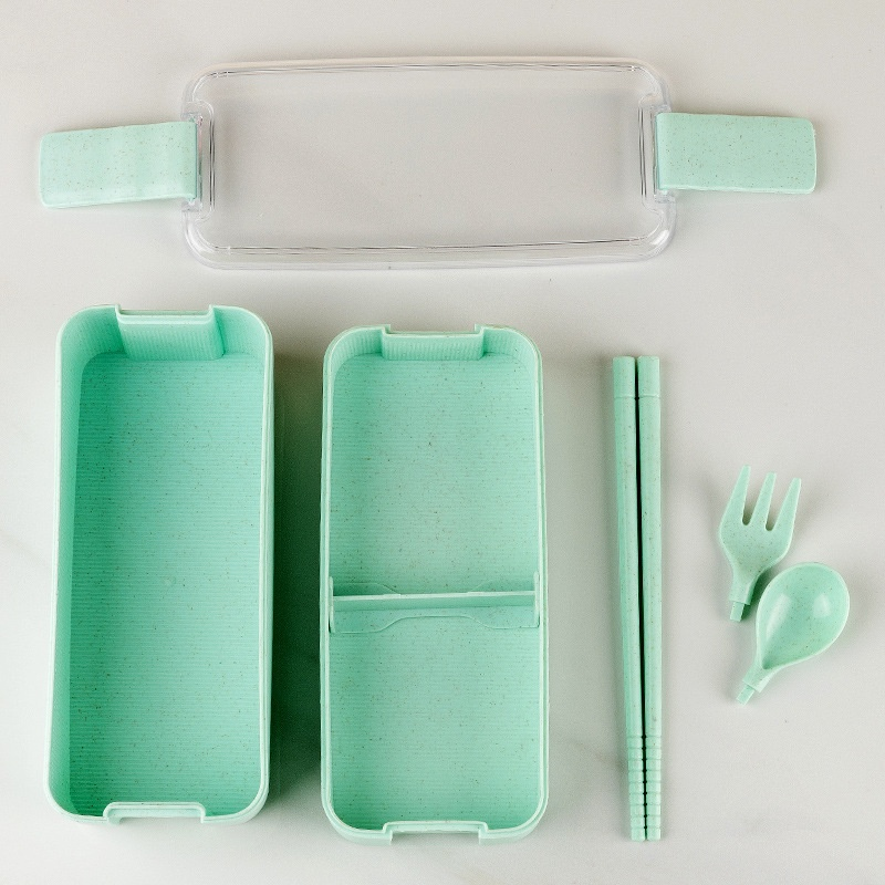 กล่องเบนโตะแบบแบ่งช่อง อเนกประสงค์พกพาได้