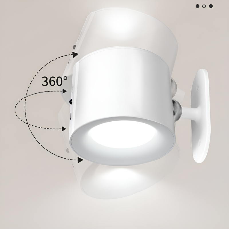 โคมไฟติดผนังอเนกประสงค์แบบถอดได้พร้อมสปอตไลท์
