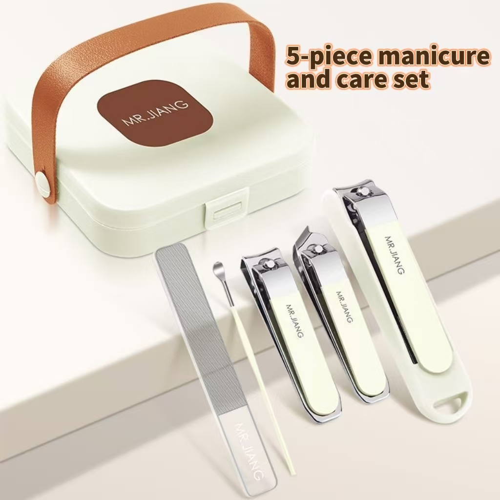 Professional nail care kit, 10-piece nail clipper set, ear pick, personal care tools, beauty care kit, travel and home use, nail products, Christmas gift.