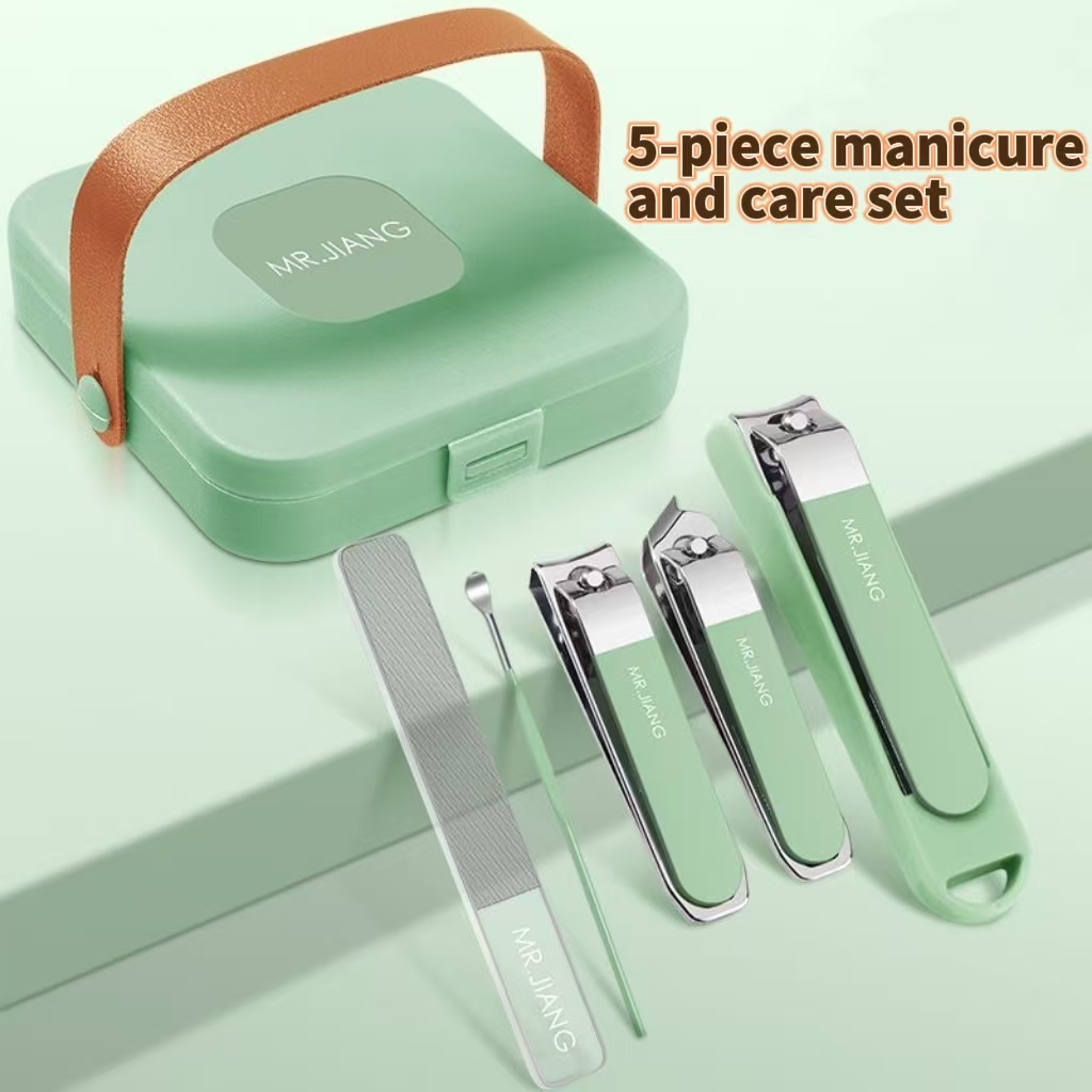 Professional nail care kit, 10-piece nail clipper set, ear pick, personal care tools, beauty care kit, travel and home use, nail products, Christmas gift.