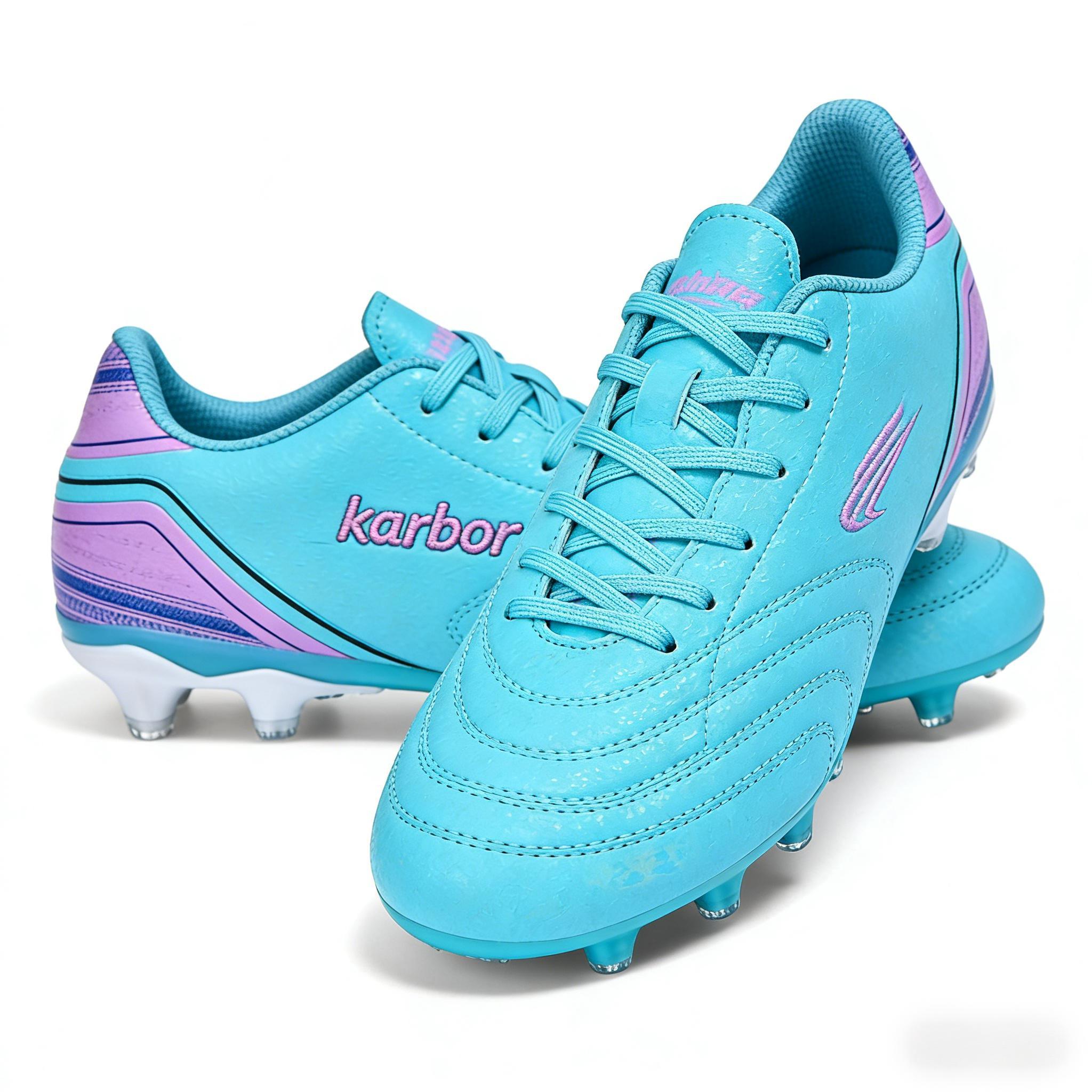 FG Firm Ground Soccer Cleats | Turquoise & Purple Edition