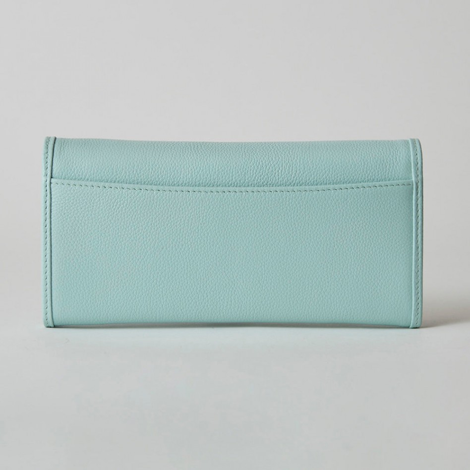 HASHIBAMI【Ha-2104-306 天然石 ロングウォレット】パウダーブルー