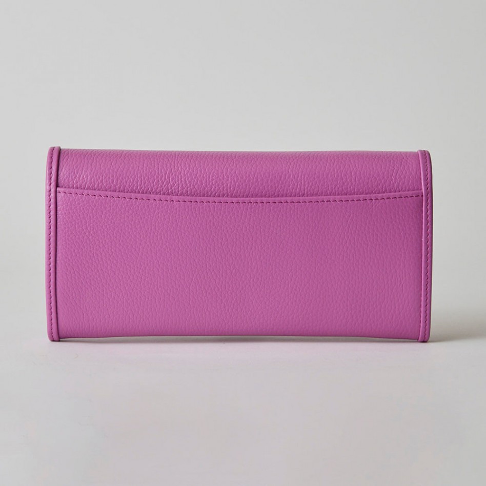 HASHIBAMI【Ha-2104-306 天然石 ロングウォレット】プラム