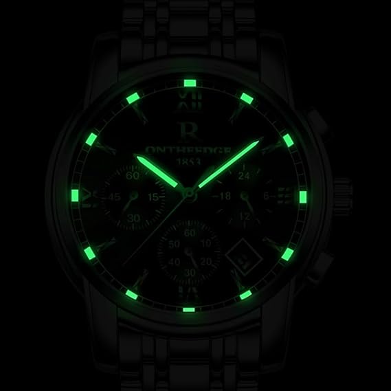 腕時計 メンズ うで時計 メンズ クオーツ 6針 マルチファンクション ローマ数字 防水 ステンレス バンド ビジネス フォーマル クラシック watch for men 安い