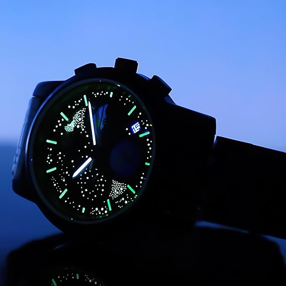 腕時計 アナログ ビジネス メンズ時計 防水 カレンダー men's watch ステンレススチールストラップ付き腕時計 グリーン